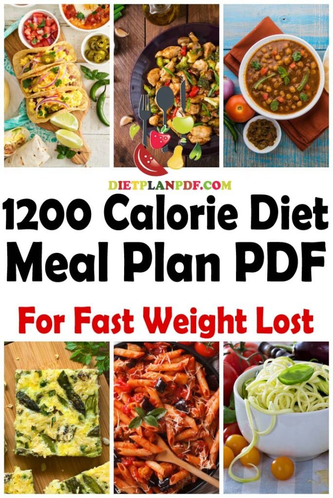 1200 Calorie Diet Meal Plan PDF - Diet Plan PDF