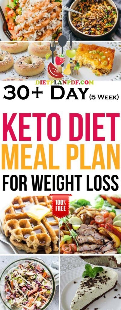 Free 30+ (5 Week) Day Keto Diet Weight Loss Meal Plan PDF ‣ Diet Plan PDF