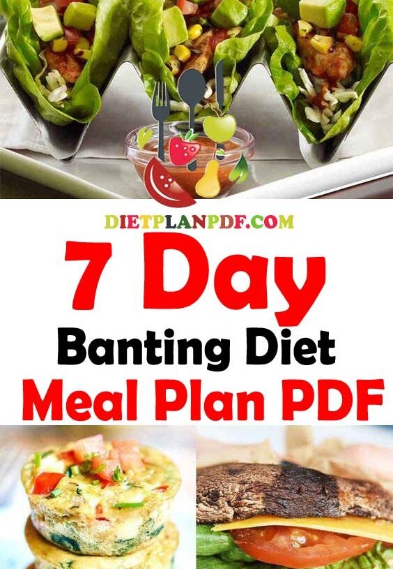 Banting Diet Meal Plan PDF
