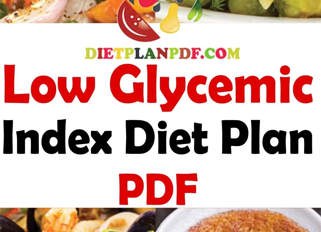 Low Glycemic Index Diet Meal Plan PDF