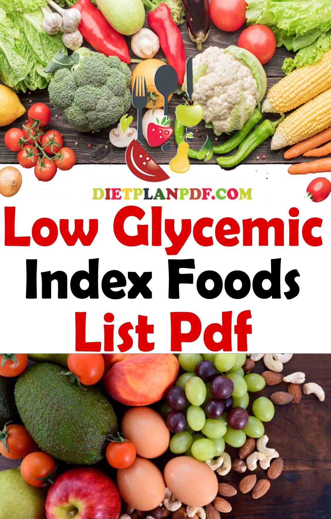 Glycemic Index Food List With Slow And Fast Carbs - Free Schedule ...