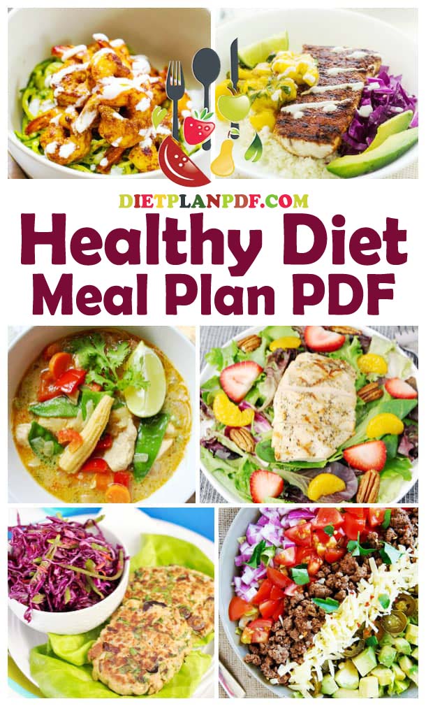 Healthy Diet Meal Plan PDF