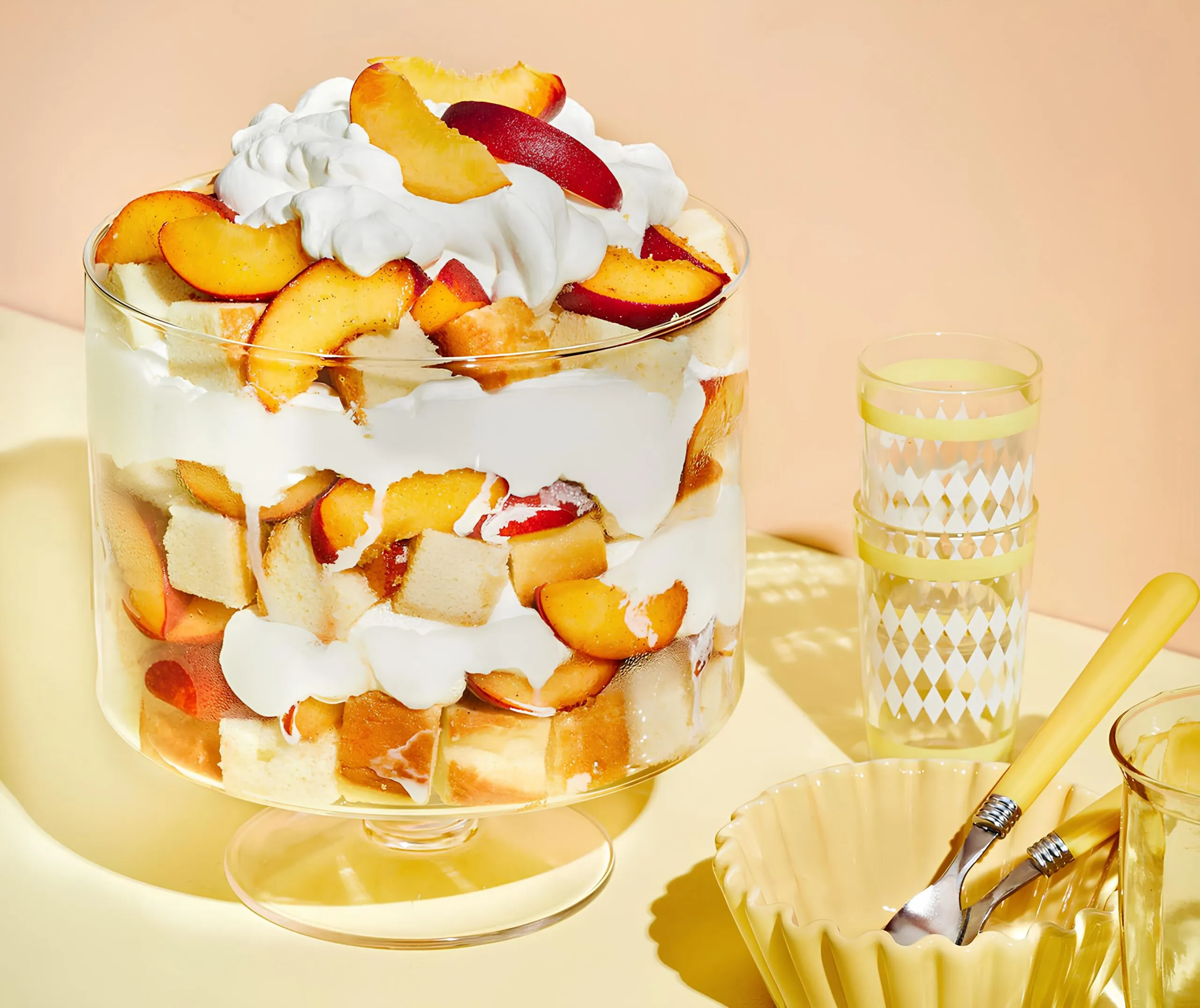 Peach Cobbler Trifle