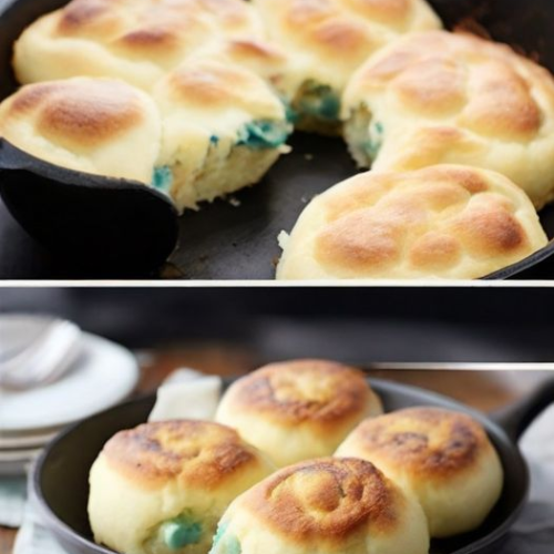 Fluffy Skillet Buns